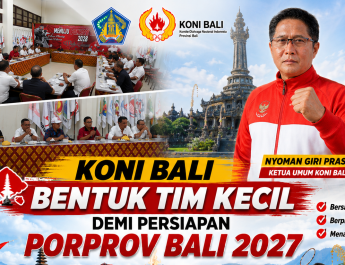 Mantapkan Persiapan Porprov Bali 2027, KONI Bali Bentuk Tim Kecil dan Terapkan Aturan Tegas